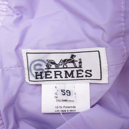 Hermes Fred Backet Hat Rain Hat Nylon Bucket Hat 59 cm Purple