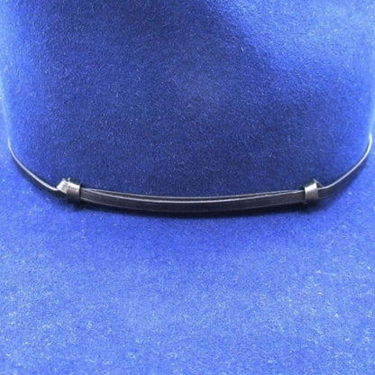 Hermes Chapeau Brooke Rabbit Felt Hat Wide Brim Folded Hat Cap 57 cm Navy