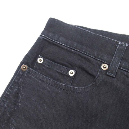 Saint Laurent Paris M Sk Mw Slim Jeans Black Denim Pants 30