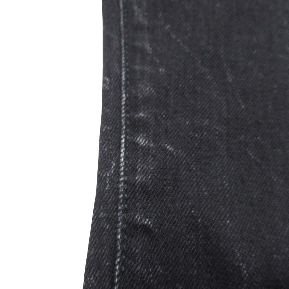 Saint Laurent Paris M Sk Mw Slim Jeans Black Denim Pants 30