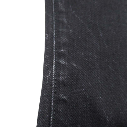 Saint Laurent Paris M Sk Mw Slim Jeans Black Denim Pants 30