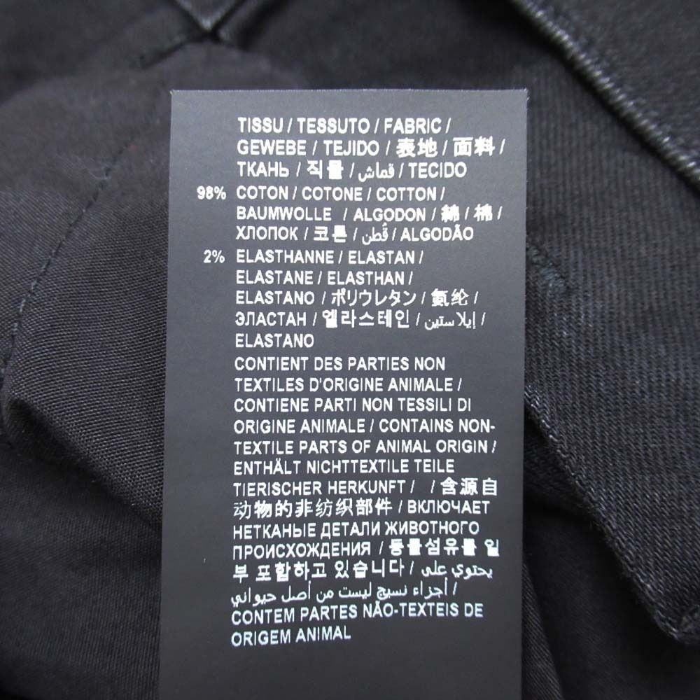 Saint Laurent Paris M Sk Mw Slim Jeans Black Denim Pants 30
