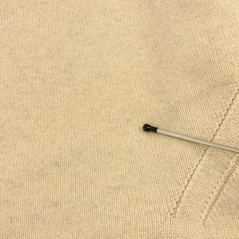 Celine Yak Wool Crew Neck Knit S Beige Sweater