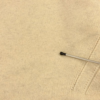 Celine Yak Wool Crew Neck Knit S Beige Sweater