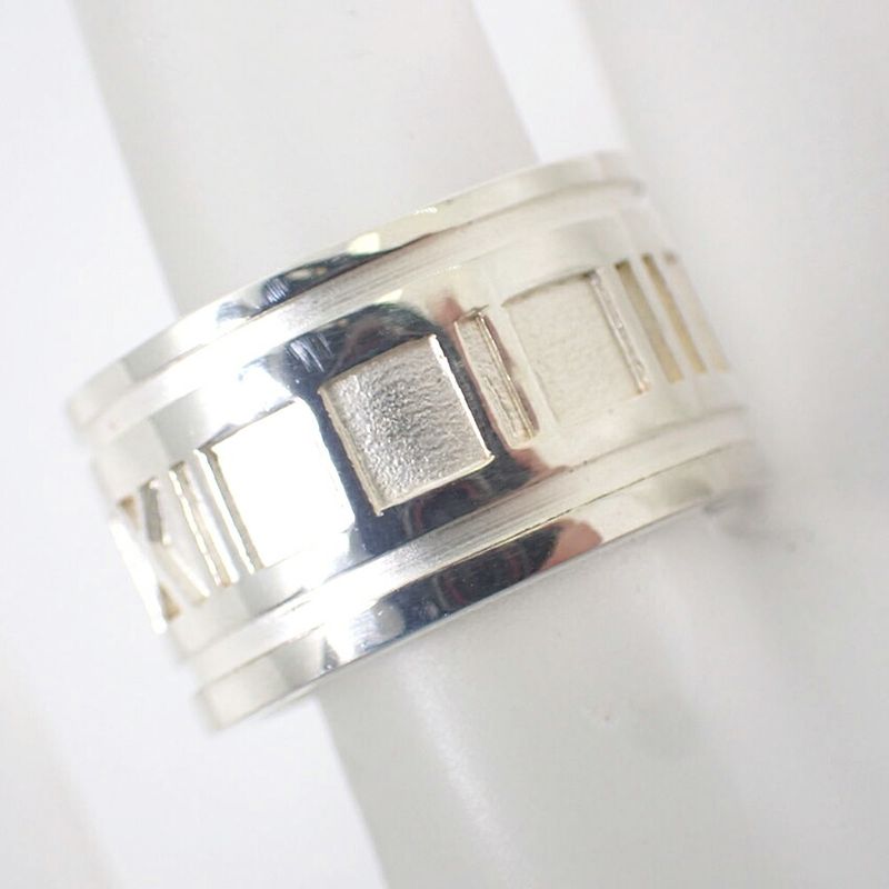 Tiffany & Co 925 Atlas Wide Ring