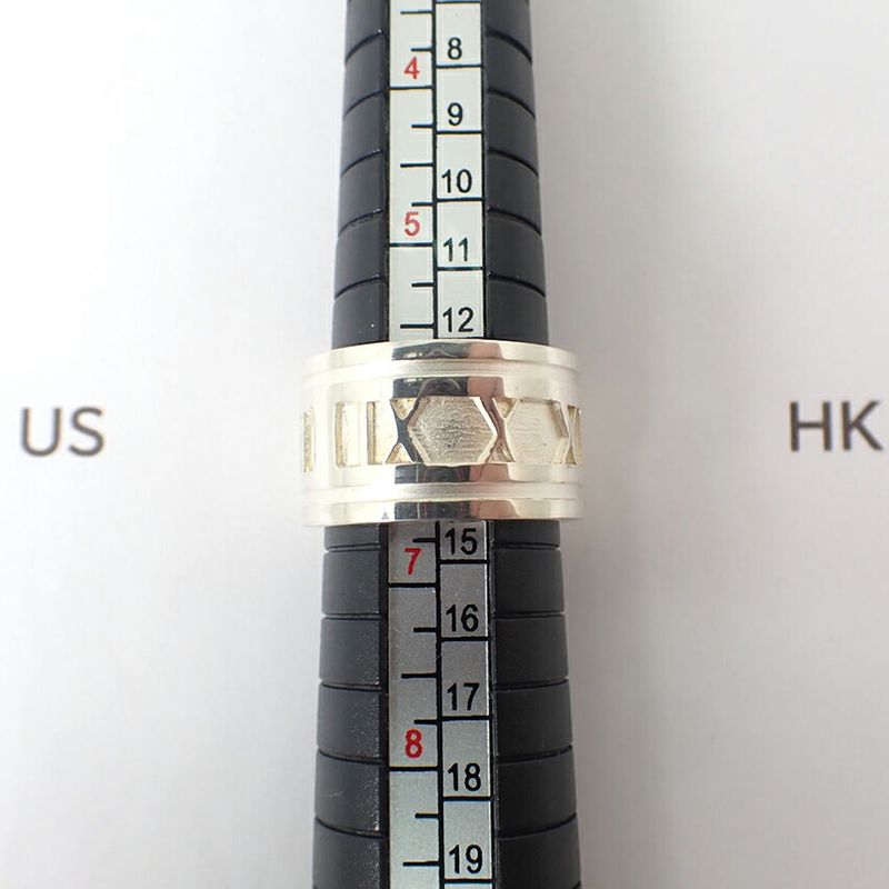 Tiffany & Co 925 Atlas Wide Ring