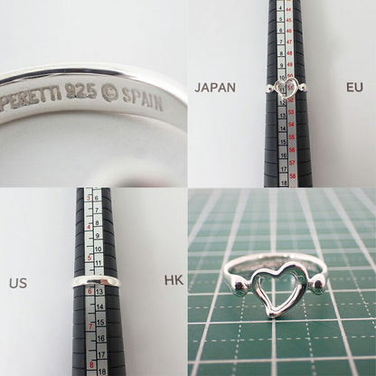 Tiffany & Co 925 Open Heart Ring