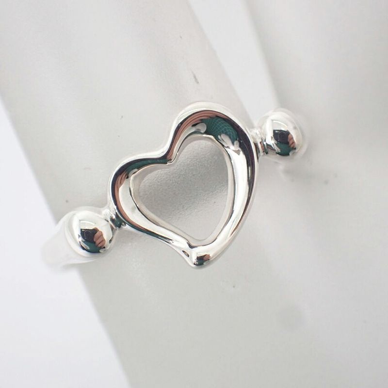 Tiffany & Co 925 Open Heart Ring