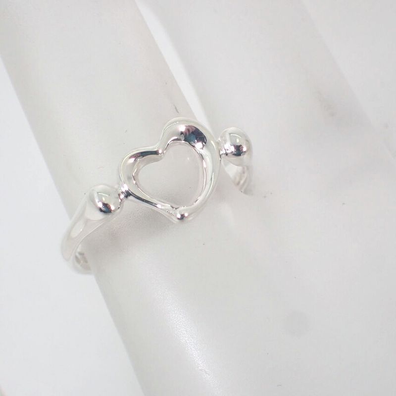 Tiffany & Co 925 Open Heart Ring