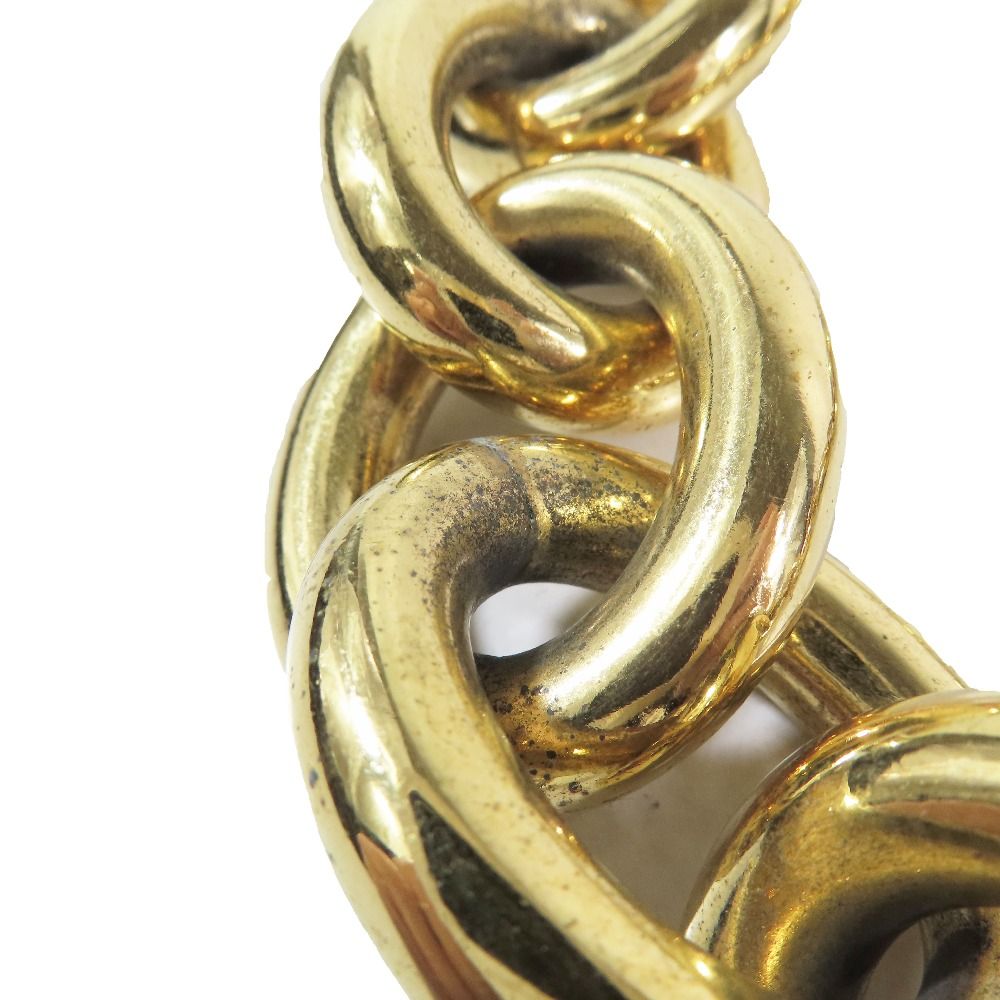 Dolce & Gabbana DG Logo Big Silhouette Chain Necklace Gold