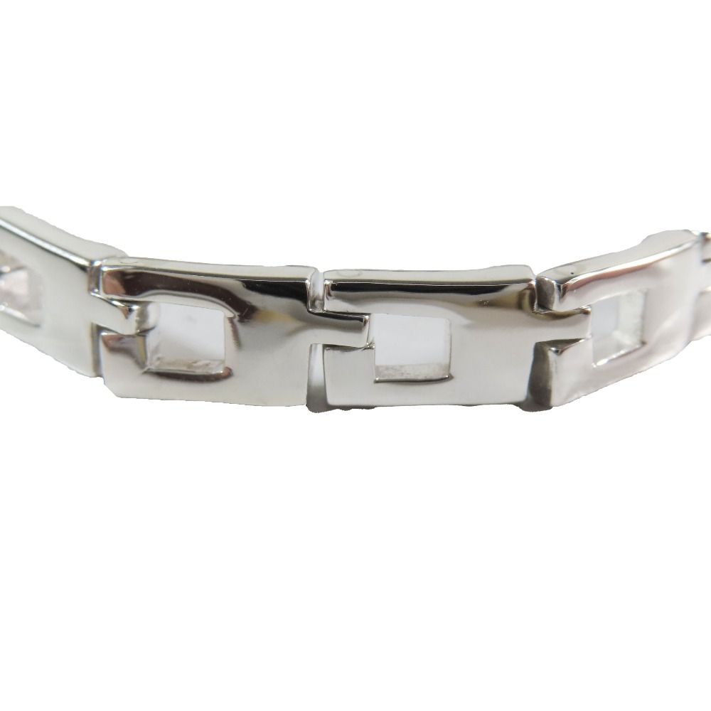 Gucci Polished Glogo Chain Bracelet 925 Sterling Silver