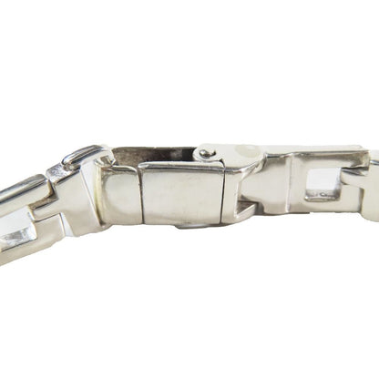 Gucci Polished Glogo Chain Bracelet 925 Sterling Silver