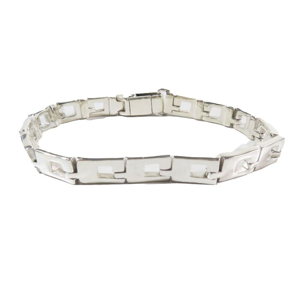 Gucci Polished Glogo Chain Bracelet 925 Sterling Silver