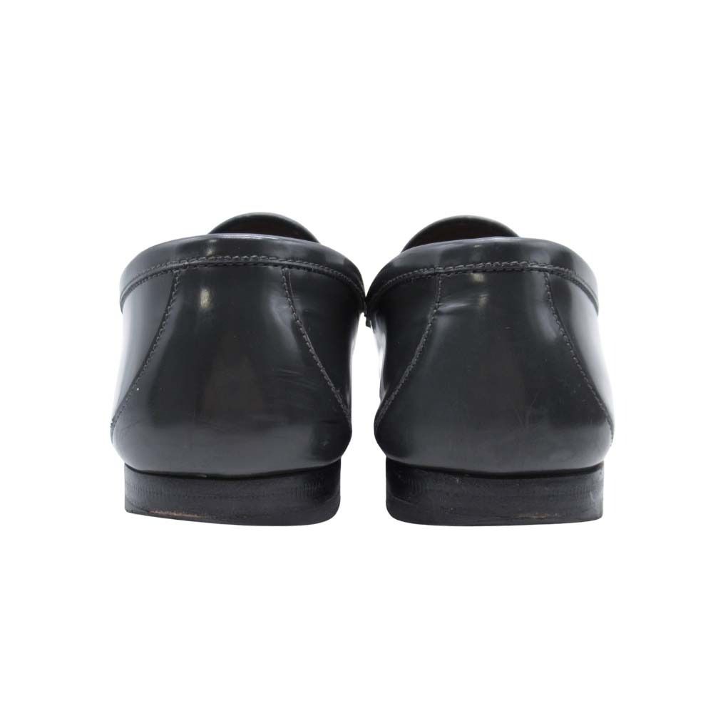 Gucci Collection Horsebit Loafers Moccasins Shoes 7 Black Silver