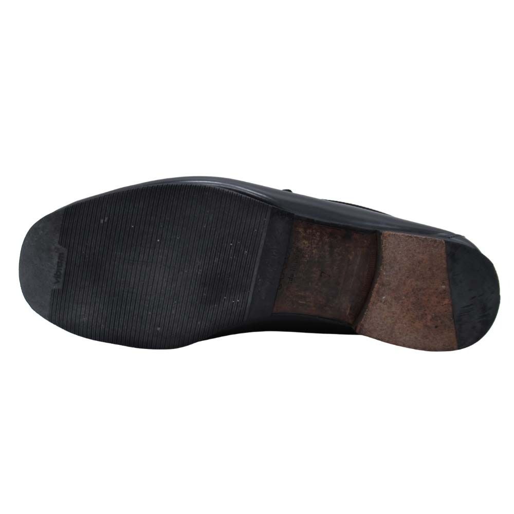 Gucci Collection Horsebit Loafers Moccasins Shoes 7 Black Silver