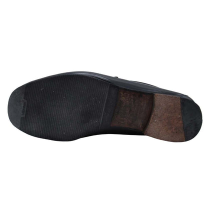 Gucci Collection Horsebit Loafers Moccasins Shoes 7 Black Silver