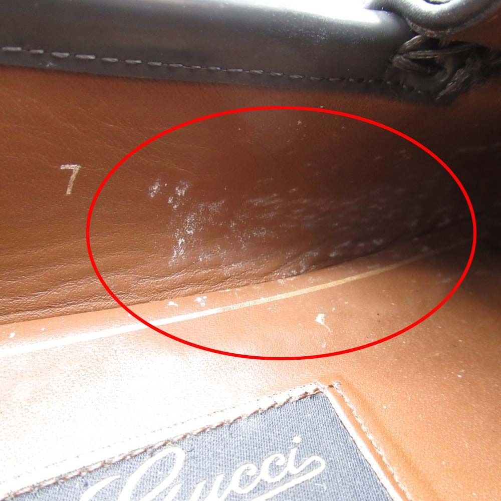 Gucci Collection Horsebit Loafers Moccasins Shoes 7 Black Silver