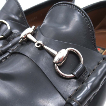 Gucci Collection Horsebit Loafers Moccasins Shoes 7 Black Silver