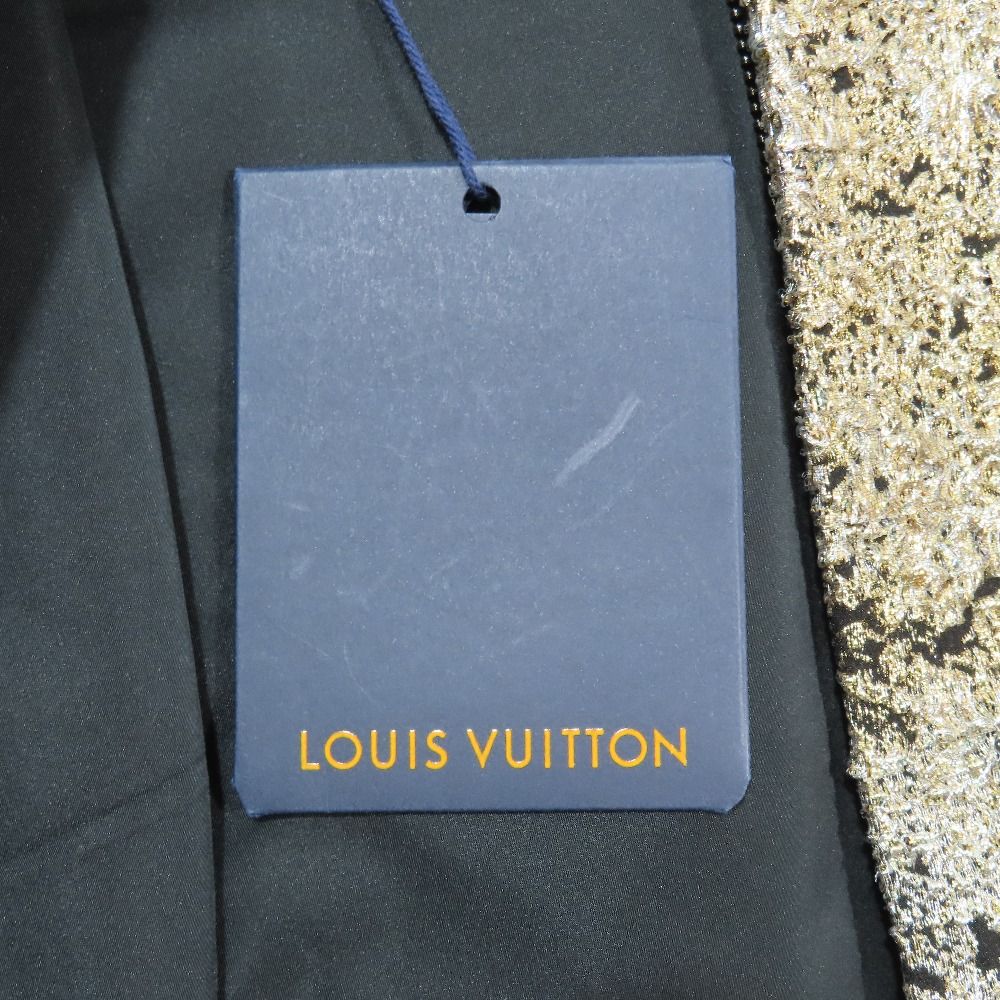 Louis Vuitton Gilet Vest Top Cropped Sleeveless Jacket Gold Black 36