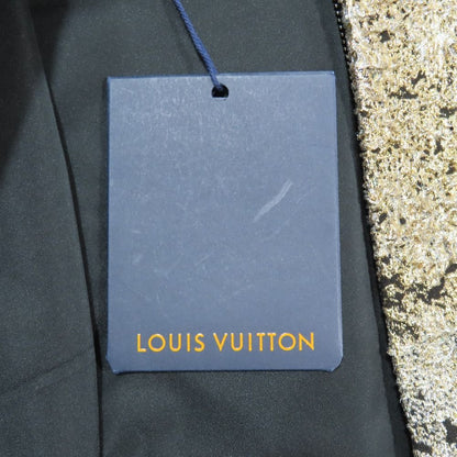 Louis Vuitton Gilet Vest Top Cropped Sleeveless Jacket Gold Black 36