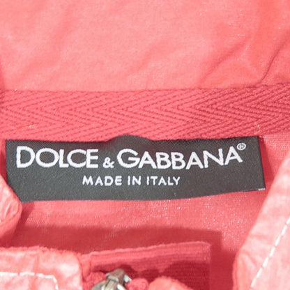 Dolce & Gabbana Giubbino Coating Zip Jacket 44 Red