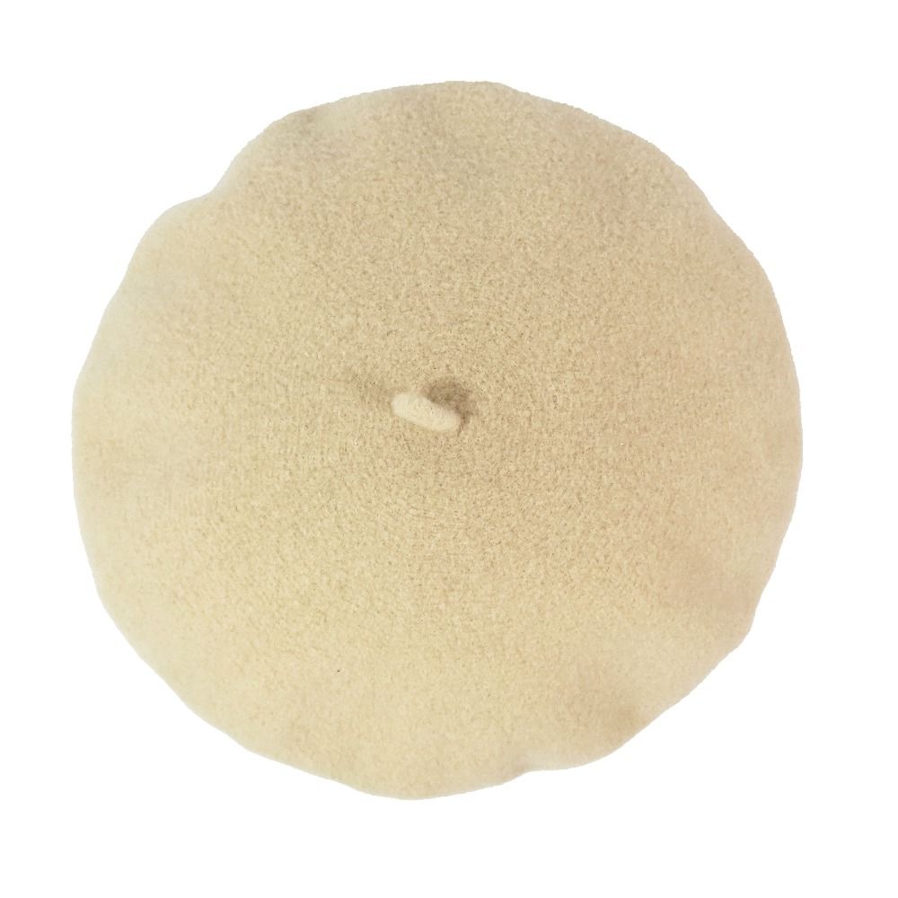 Hermes Chaine D'ancre Sante Honore Beret Bonisera Anchor Chain Wool Hat Beige 58