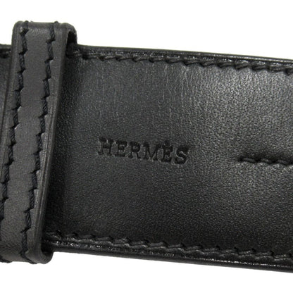 Hermes Martin Margiela Era Etriviere Leather Wide Belt 70 cm Black