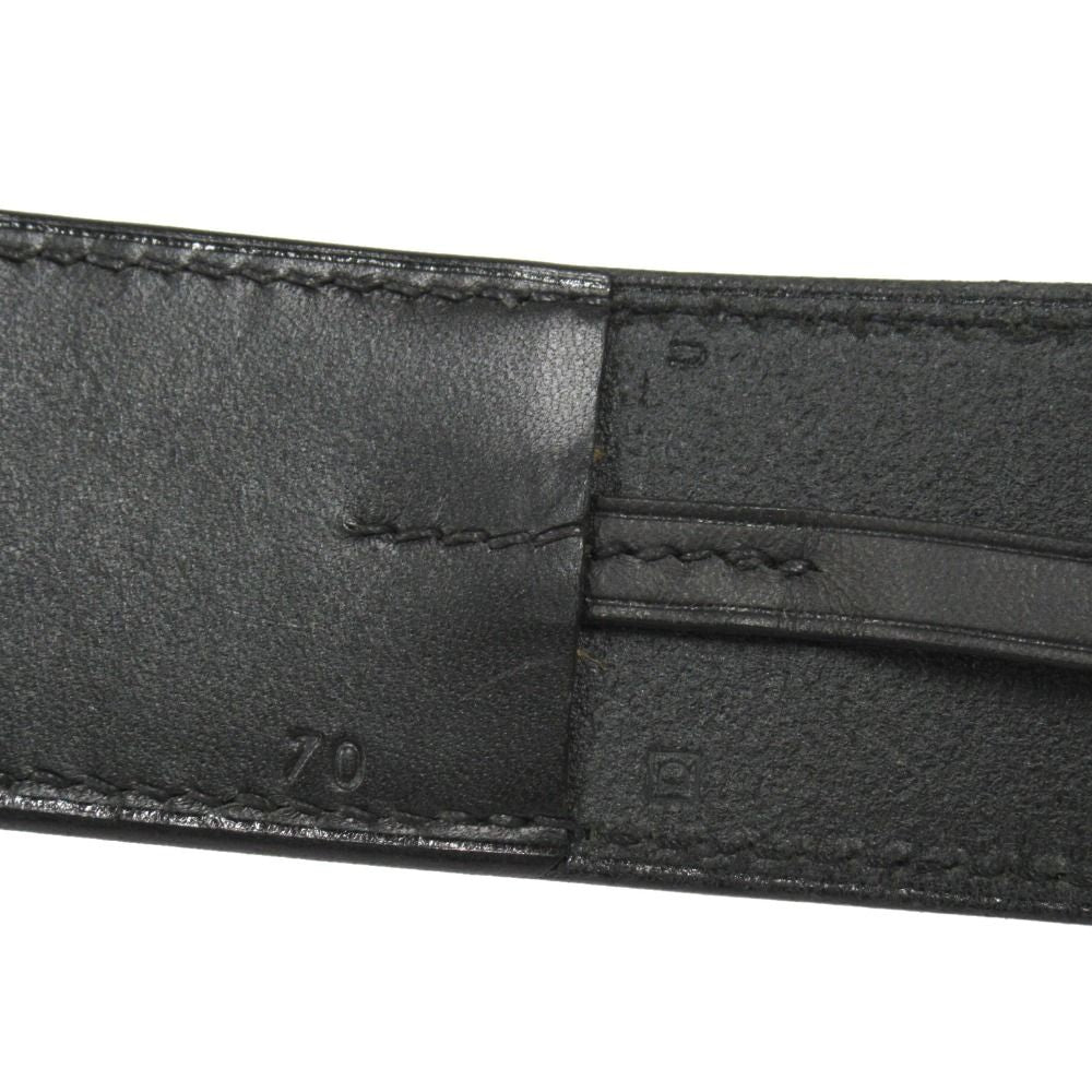 Hermes Martin Margiela Era Etriviere Leather Wide Belt 70 cm Black