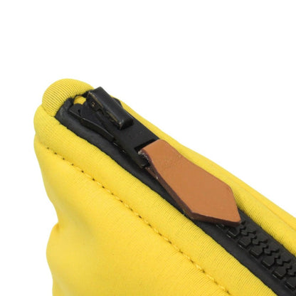 Hermes Neobain PM Flat Pouch Logo Yellow