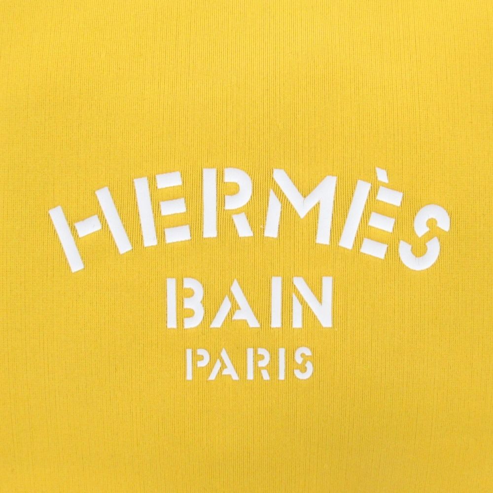 Hermes Neobain PM Flat Pouch Logo Yellow
