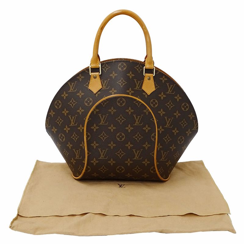 Louis Vuitton Bag Handbag Monogram Canvas Ellipse MM Brown Handheld Logo Large