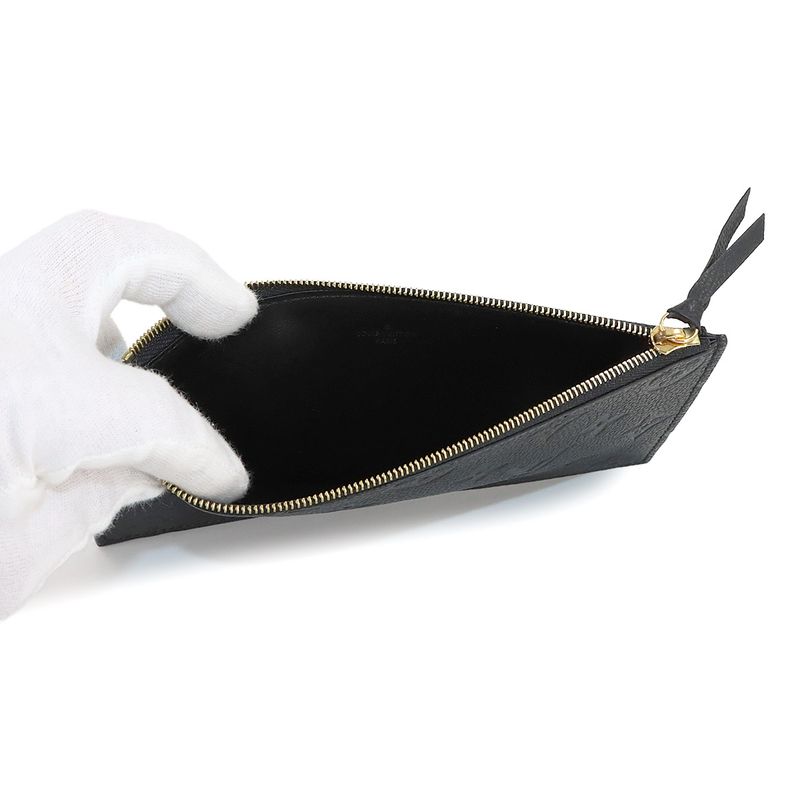 Louis Vuitton Monogram Empreinte Pochette Felicity Chain Wallet Noir Black