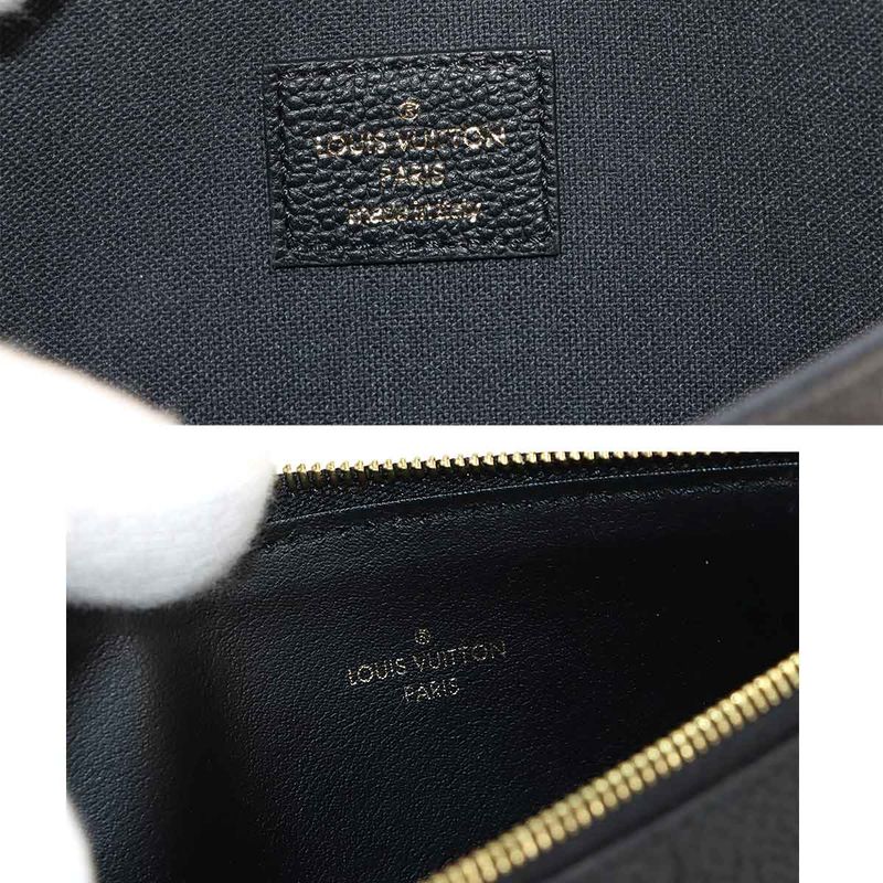 Louis Vuitton Monogram Empreinte Pochette Felicity Chain Wallet Noir Black
