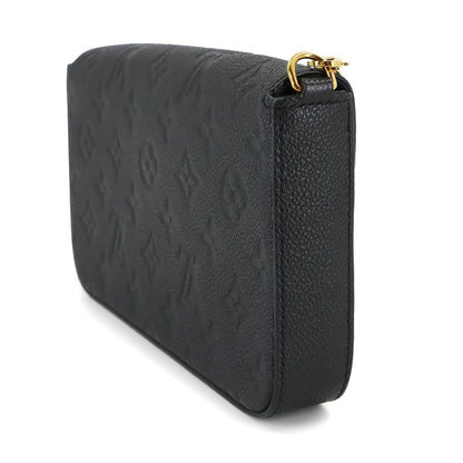 Louis Vuitton Monogram Empreinte Pochette Felicity Chain Wallet Noir Black