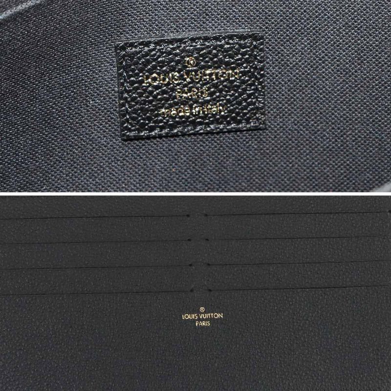 Louis Vuitton Monogram Empreinte Pochette Felicity Chain Wallet Noir Black