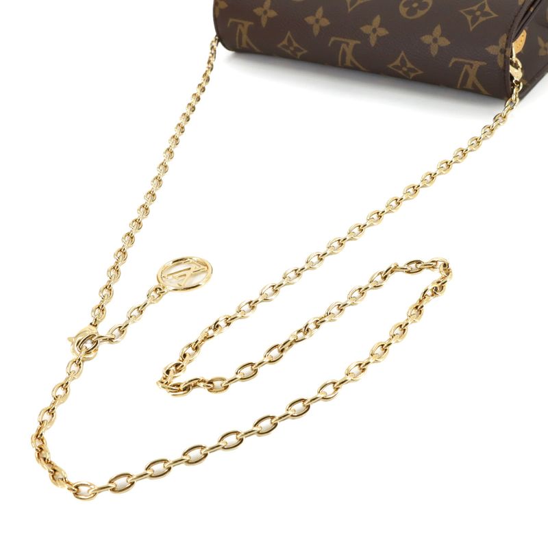 Louis Vuitton Monogram Wallet on Chain Lily 2-Way
