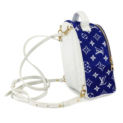 Louis Vuitton LV Match Monogram Jacquard Velvet Palm Spring Backpack Mini
