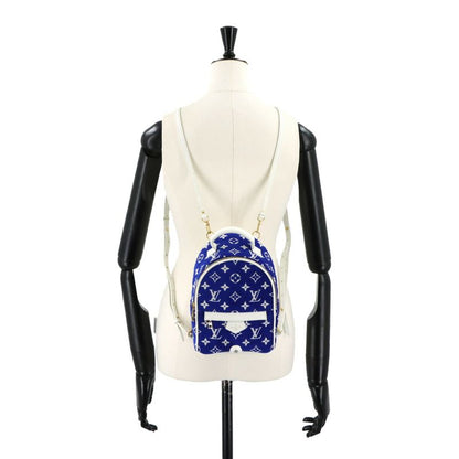 Louis Vuitton LV Match Monogram Jacquard Velvet Palm Spring Backpack Mini