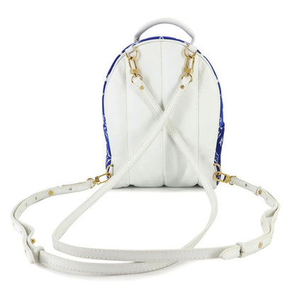 Louis Vuitton LV Match Monogram Jacquard Velvet Palm Spring Backpack Mini