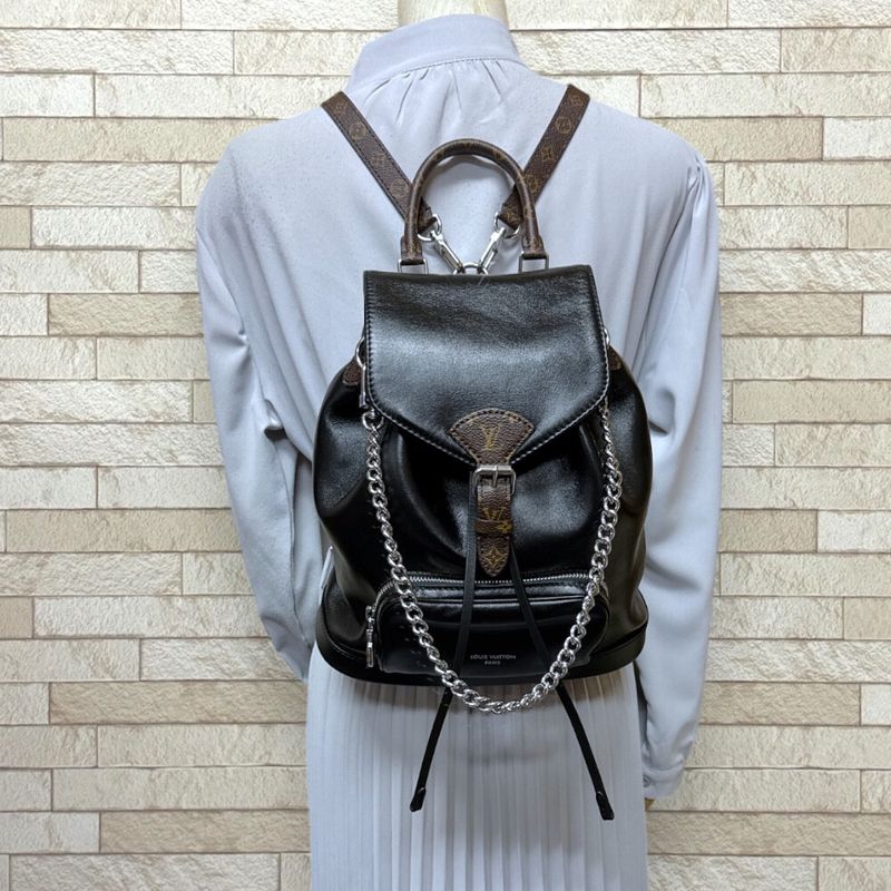 Louis Vuitton Montsouris Vibe PM Backpack Monogram Canvas