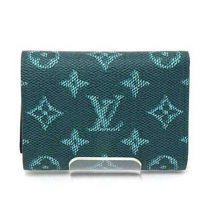 Louis Vuitton Victor Wallet Monogram Heritage Canvas Green Trifold