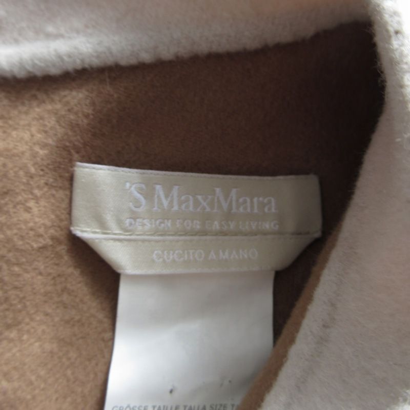 Max Mara Vintage Finest White Tag Pure Cashmere 100% Double Breasted Belted