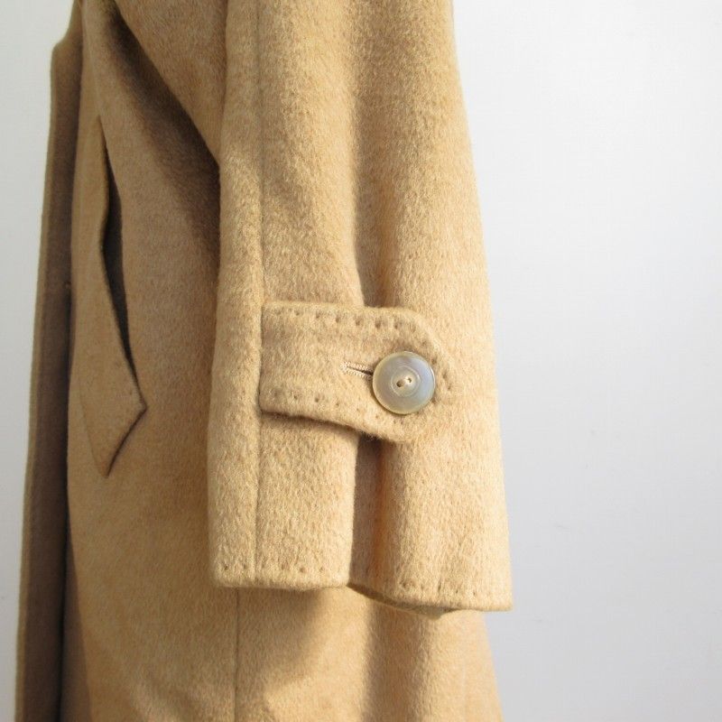 Max Mara Vintage Finest White Tag Pure Cashmere 100% Double Breasted Belted
