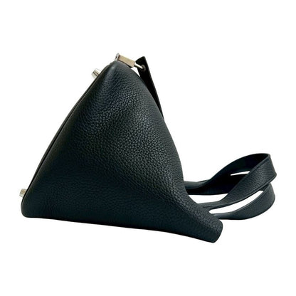 Hermes with Key Picotin Lock PM Taurillon Clemence Leather Handbag Mini Tote