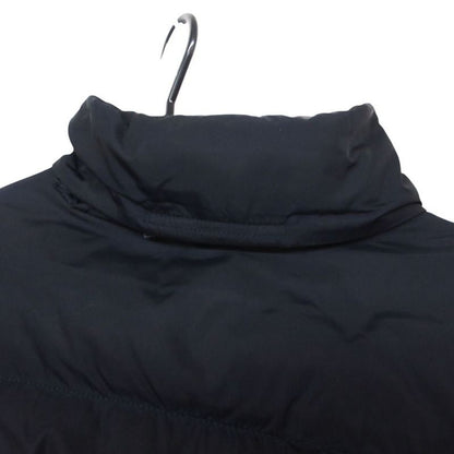 Prada Down Jacket Nylon Stand Collar Hood 44 S Navy