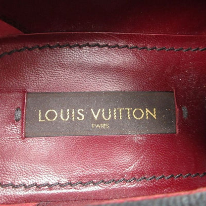 Louis Vuitton Dress Shoes Monogram Jacquard Velour Contrast Leather Business 10