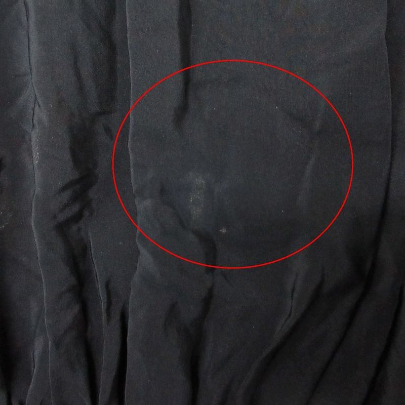 Miu Miu Miu Silk Gathered Dress Sleeveless 42 XL Black