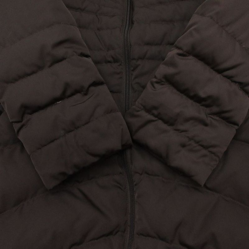 Moncler Brown Tag Martina Double Zip Down Coat Dark 1