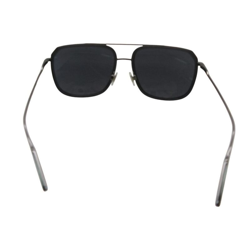 Dolce & Gabbana Sunglasses 58 Gray Black Eyewear