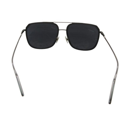 Dolce & Gabbana Sunglasses 58 Gray Black Eyewear